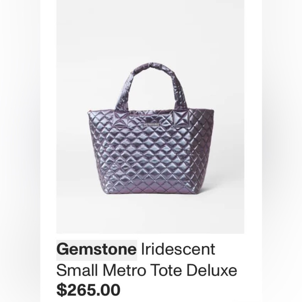 NWT MZ Wallace Small Metro Tote Deluxe Gemstone Iridescent RARE - Picture 13 of 13